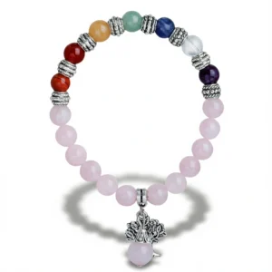 Rose Quartz Bracelet – Love and Calm white background