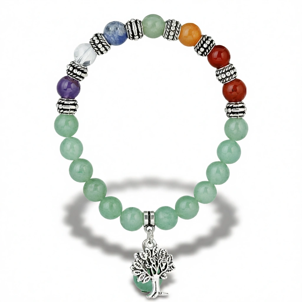 Green Aventurine Bracelet – Lucky Prosperity Charm White Background Green Aventurine Bracelet – Lucky Prosperity Charm white background