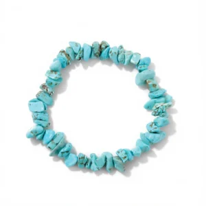 Turquoise Stone Bracelet – Natural Gemstone Elegance