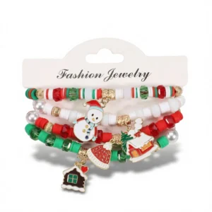 Christmas Bracelets Set – Festive Holiday Charm
